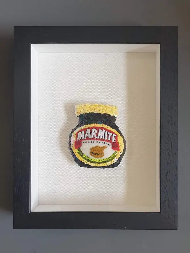 Marmite Sequin Artwork