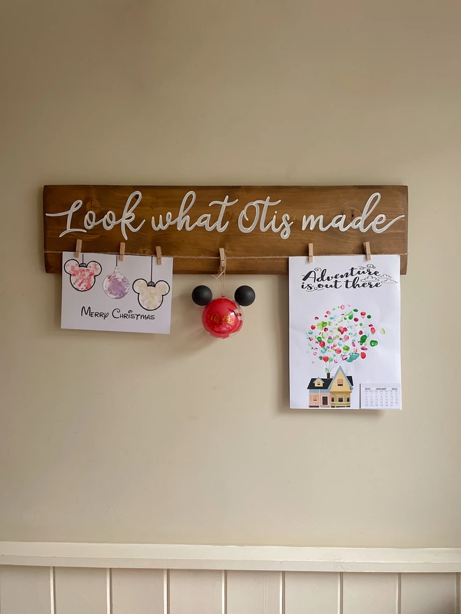 personalised picture display board