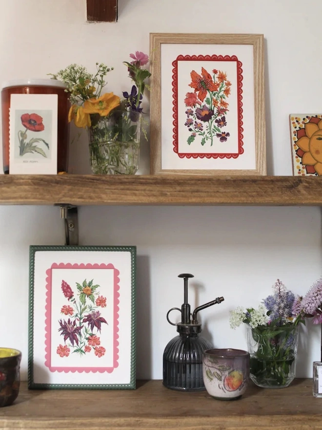 Red Passionflower Print