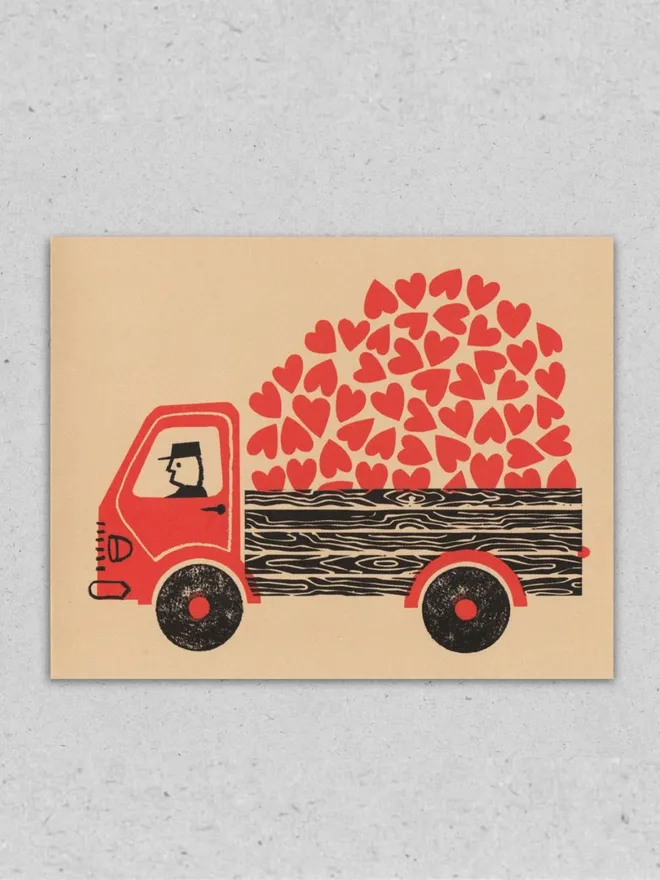 Love Truck Card