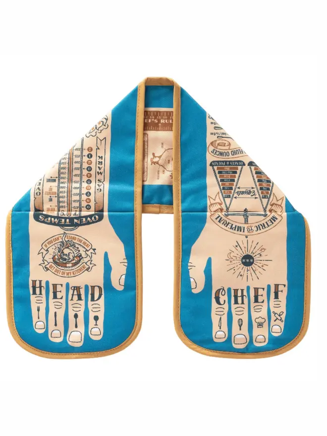 Head Chef Double Oven Glove, against a white background. 
