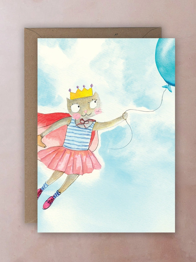 Fly High Birthday or Congratulations card