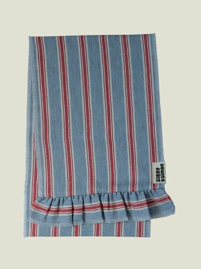 Blue Raspberry Runner. A runner in long.