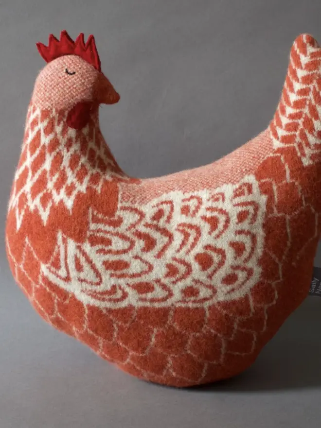 orange hen plush