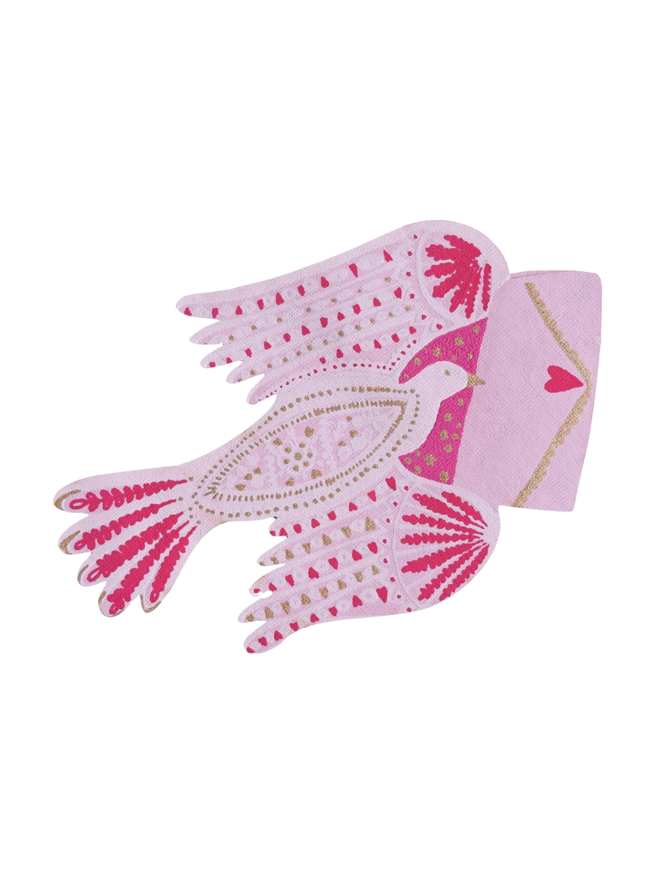 Love letter bird greeting card