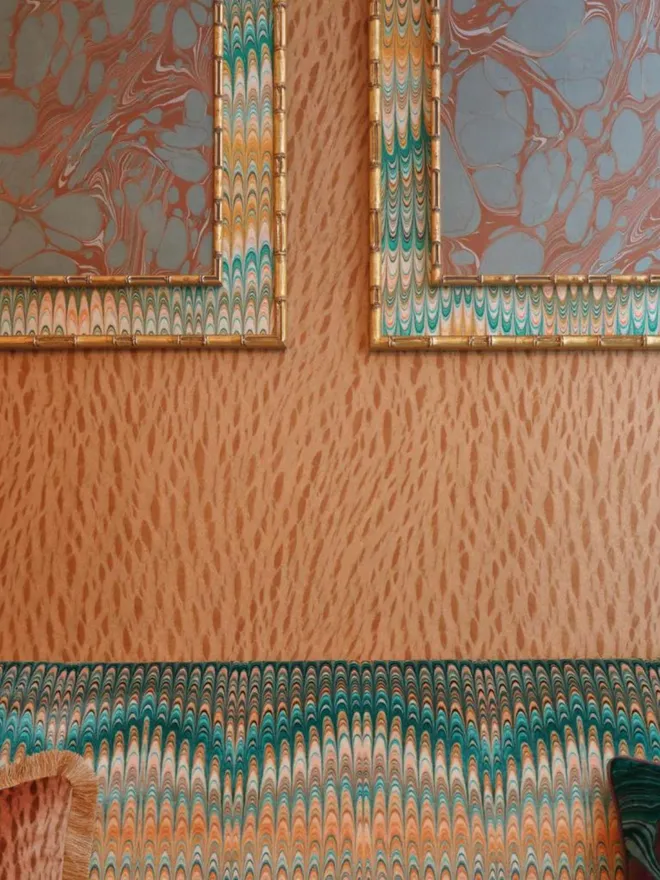 Wheat Veneer Luxurious Wallpaper