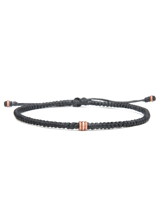 minimal copper bracelet for men
