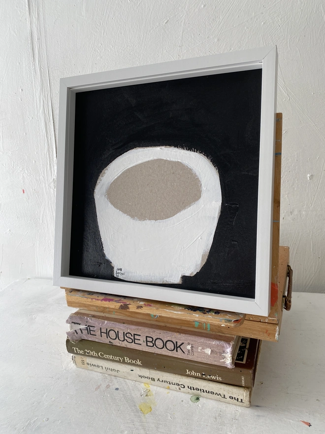 'White Bowl' Original Painting by Samantha Barnes