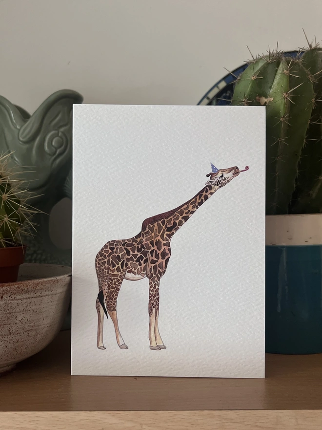 giraffe card