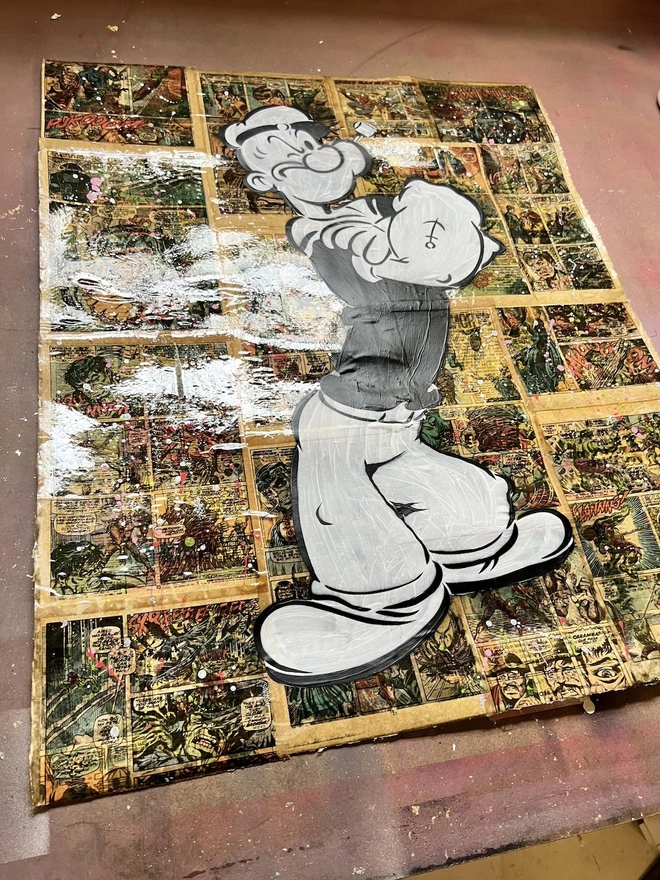 Popeye Pulp Rock 2 Original 1/1