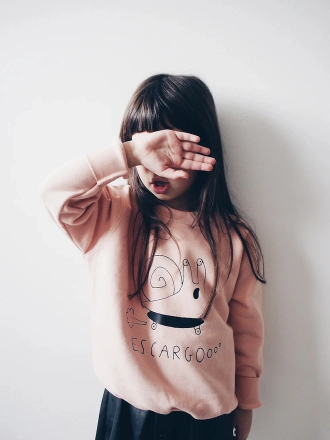 'Escargooo!' Kids Sweatshirt