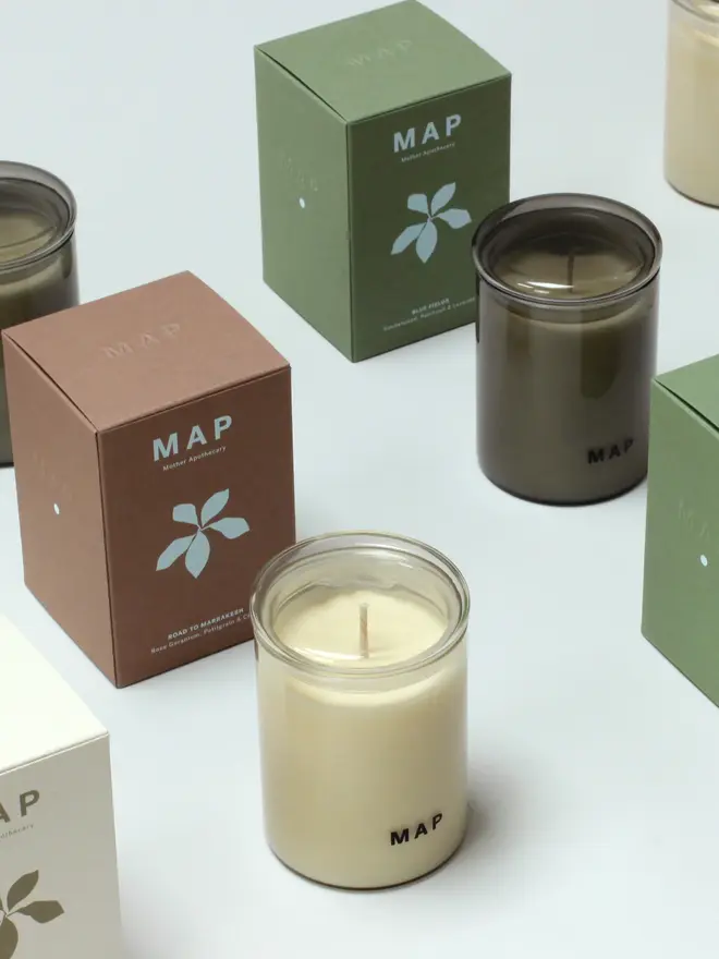 large aromatherapy soy wax candles (set of 3).