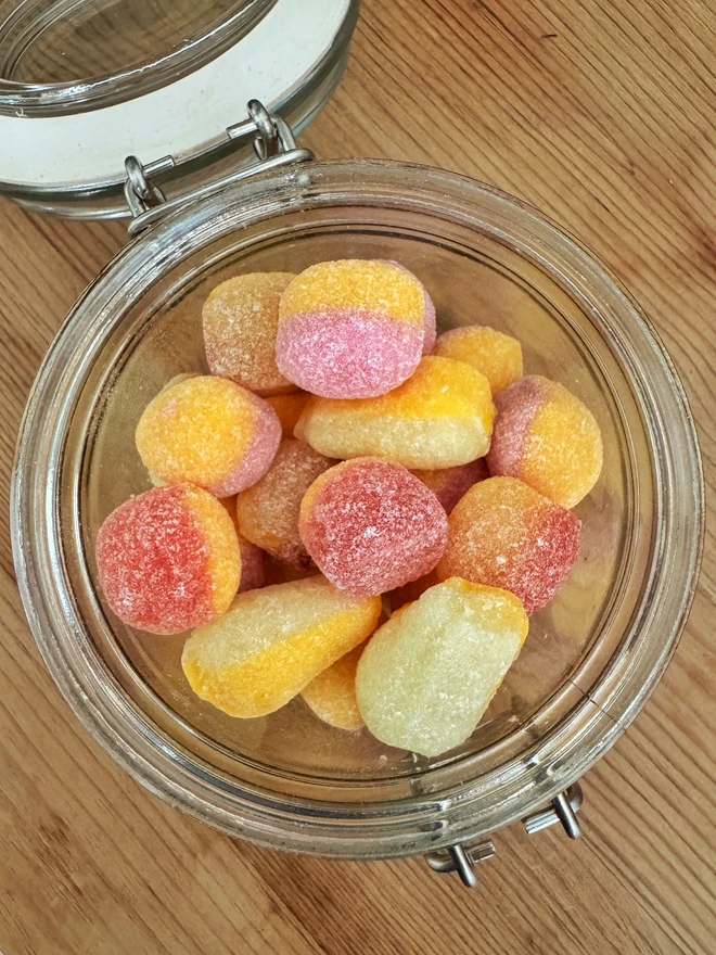 Fathers Day, Glass Kilner Jar, Sweets, Candyhouse, Vegan, Natural Colours