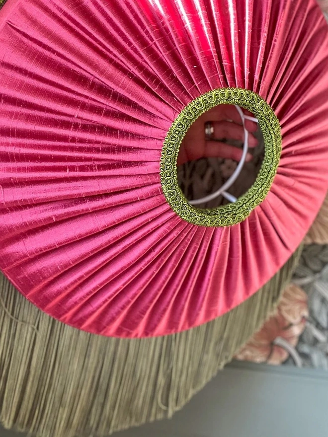 The Reine Silk Lampshade