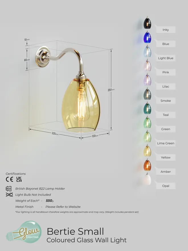 Jules Curved Arm Spec Sheet