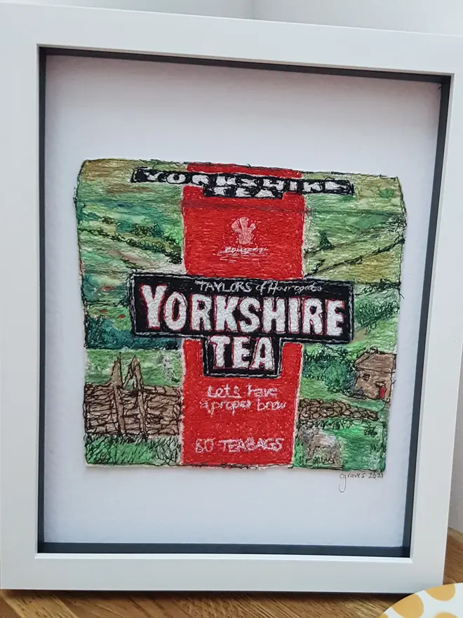 Food Illustration Free Embroidery Wall Art