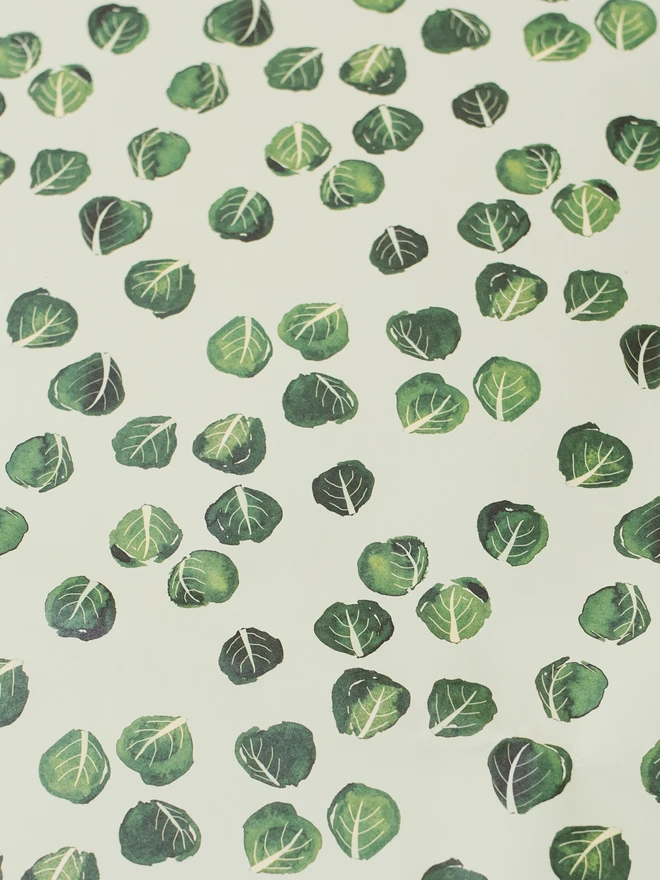 Ruby & Bo Brussel Sprout Wrapping Paper