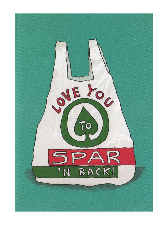 Love You to Spar and Back Greeting Card 