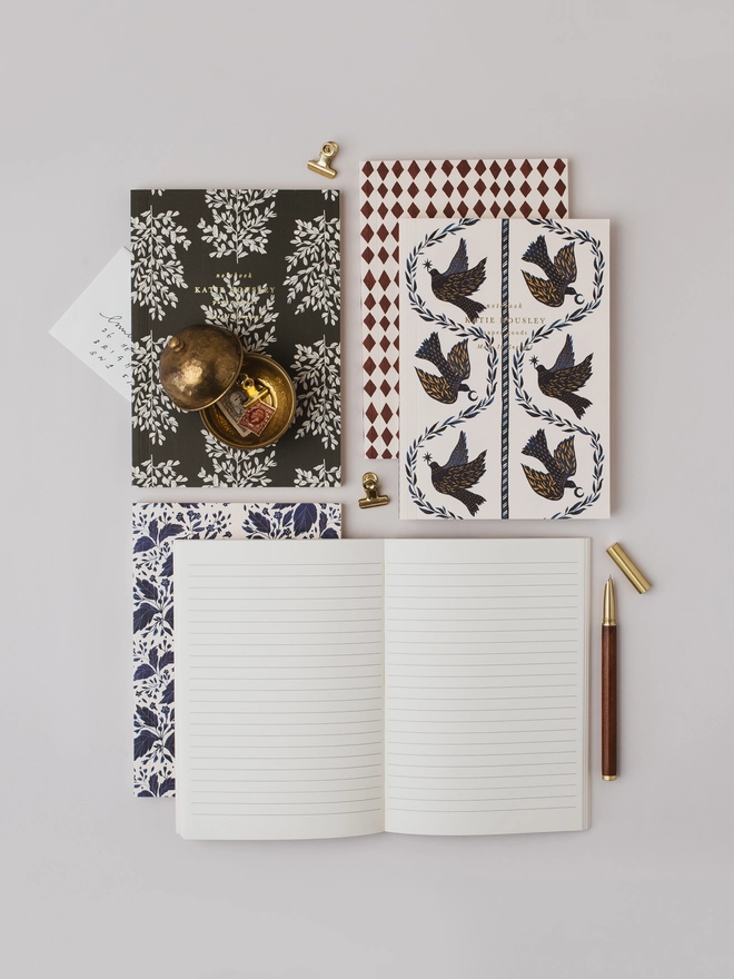 Khaki notebook