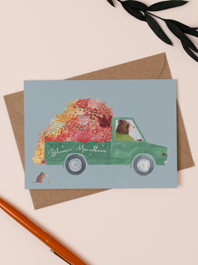 Bloomin Marvellous Card with envelope