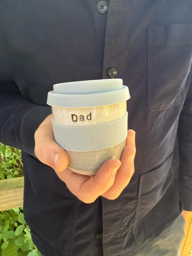 dad ceramic travel mug
