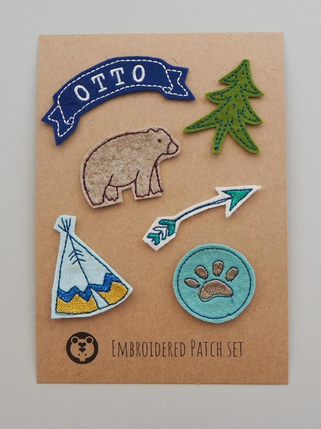 Personalised Adventure Patch Set