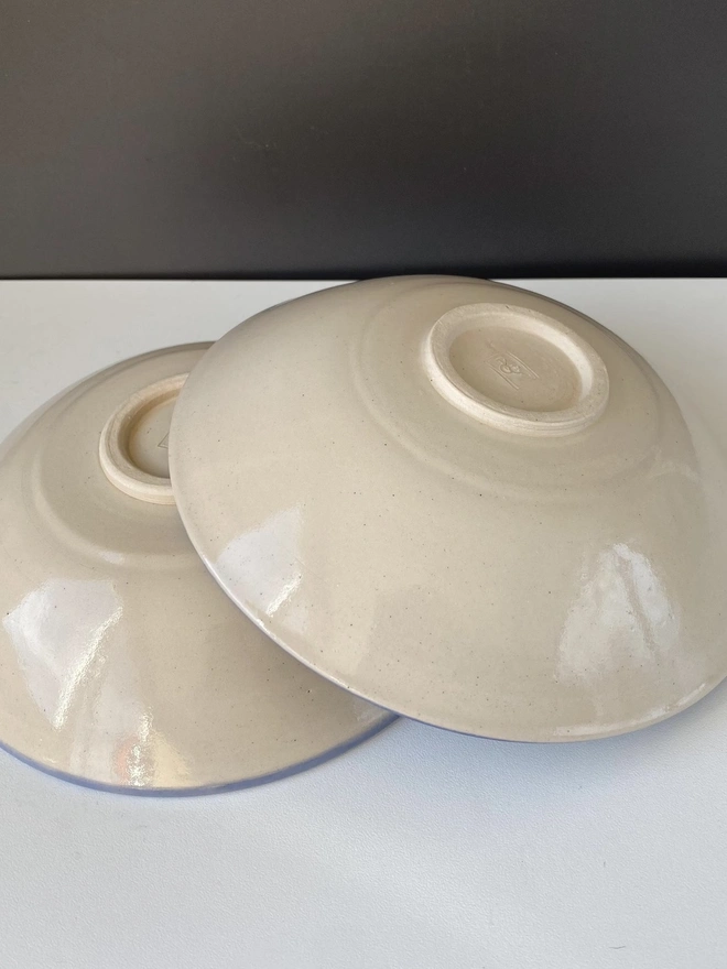 Handmade Stoneware Bird Bowl