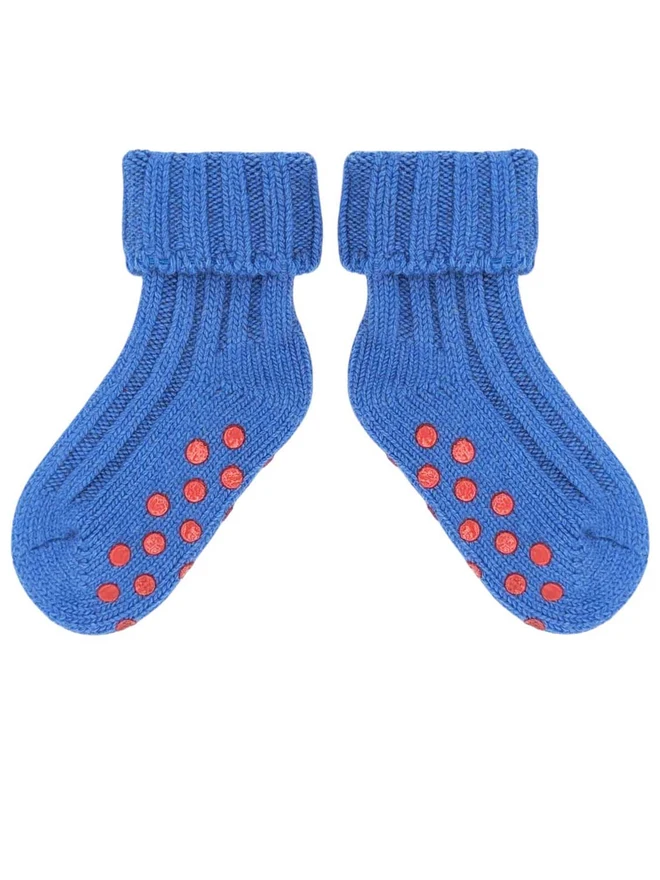 Blue And Red Kids Socks