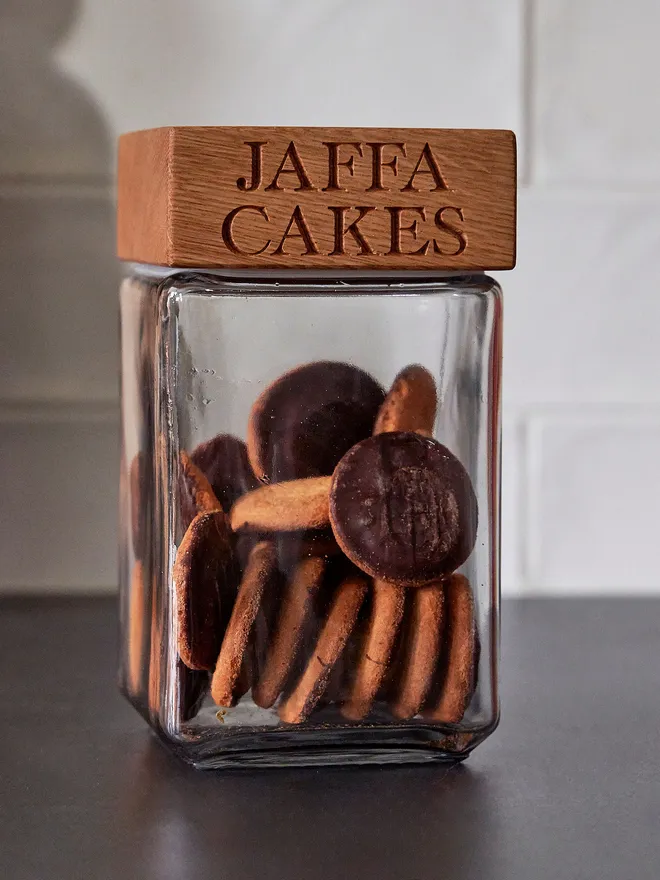 Jaffa cake jar