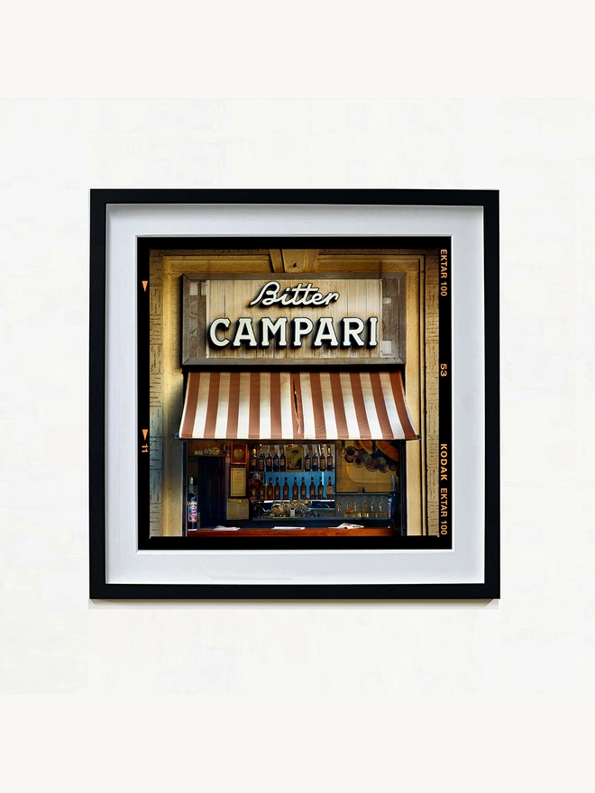 Richard Heeps Bitter Campari medium photograph framed in black