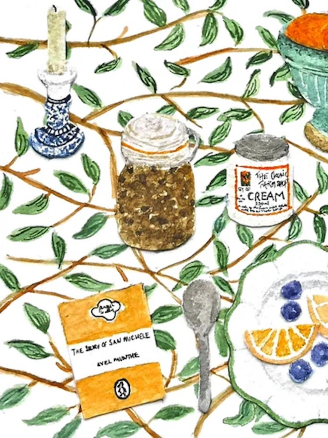 William Morris' Breakfast, Greetings Card