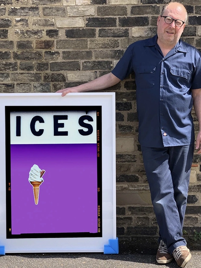 'ICES', Lilac, Bexhill on Sea, Colourful Artwork