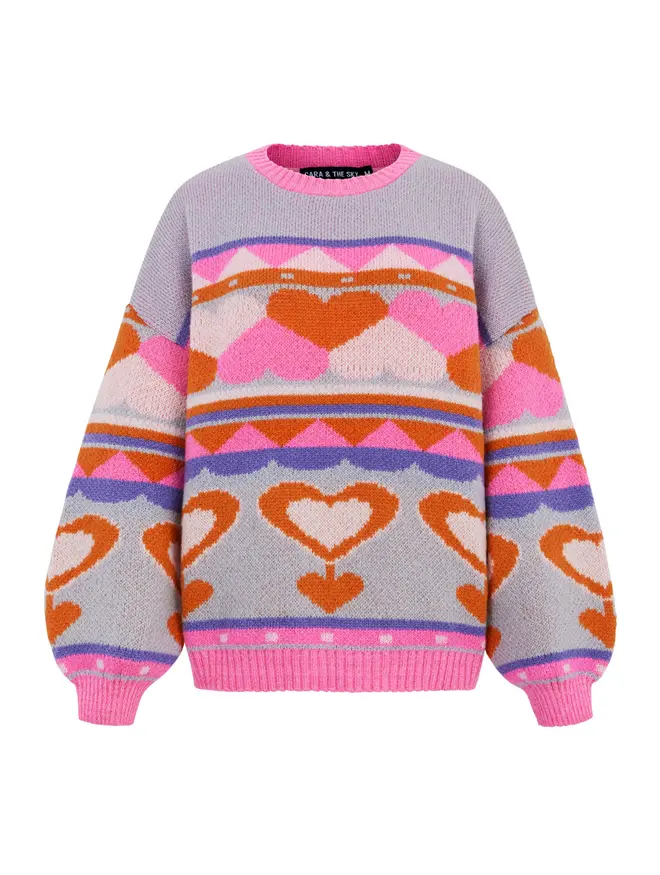 Poppy Heart Jumper Women's Multi