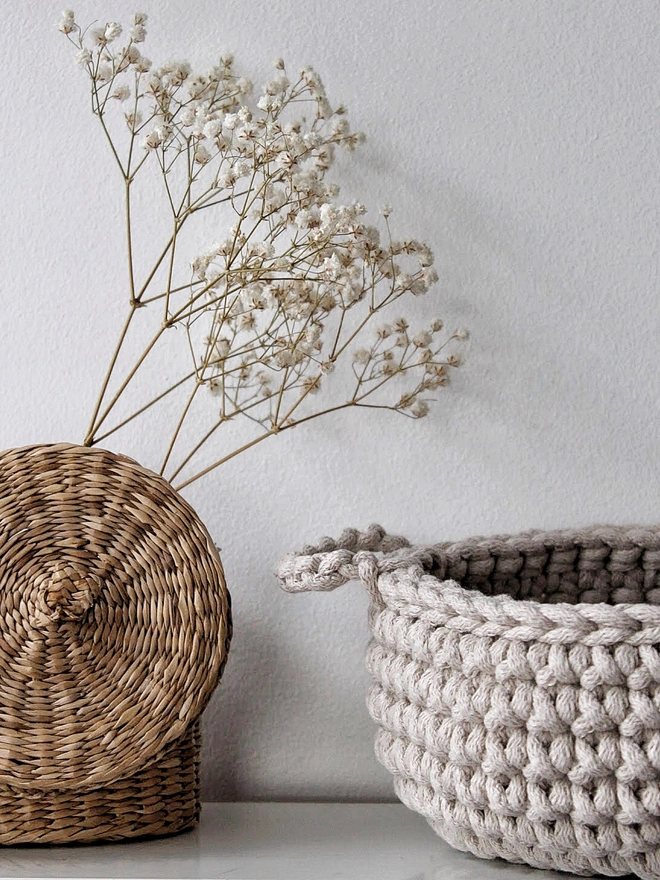 crochet basket