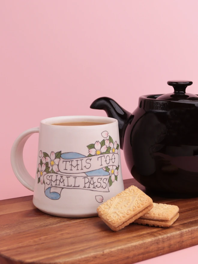 This Too Shall Pass Handmade Mug Emma Puddick Pottery