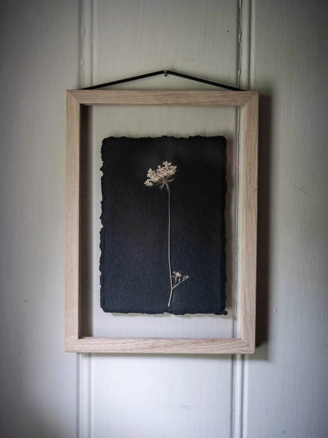 pressed wildflower framed artwork