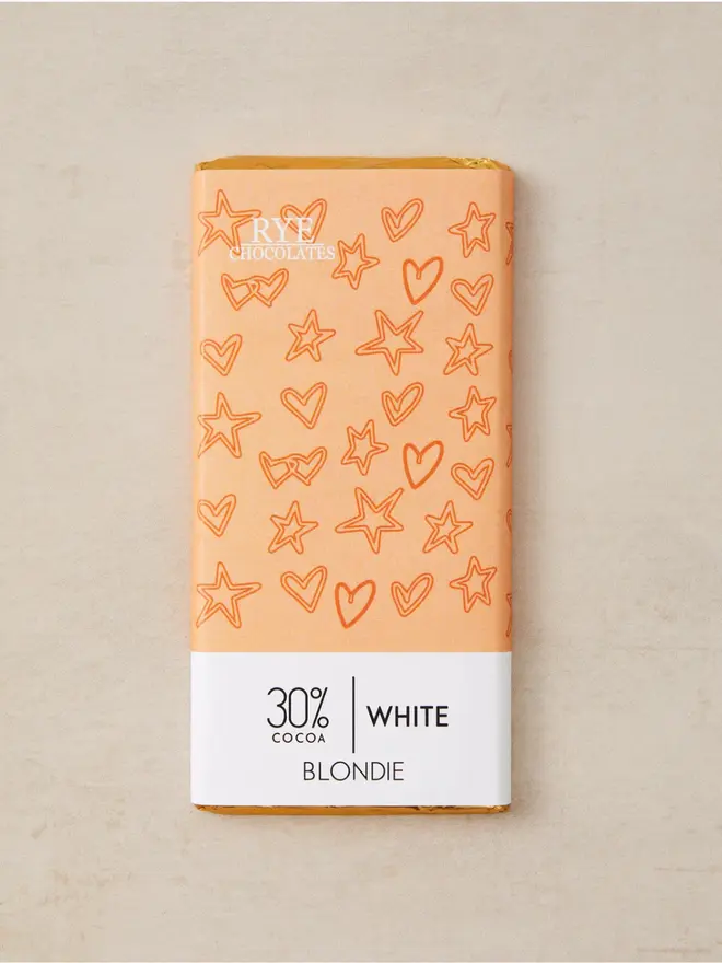 Blondie Amber White Chocolate Bar - 30% cocoa