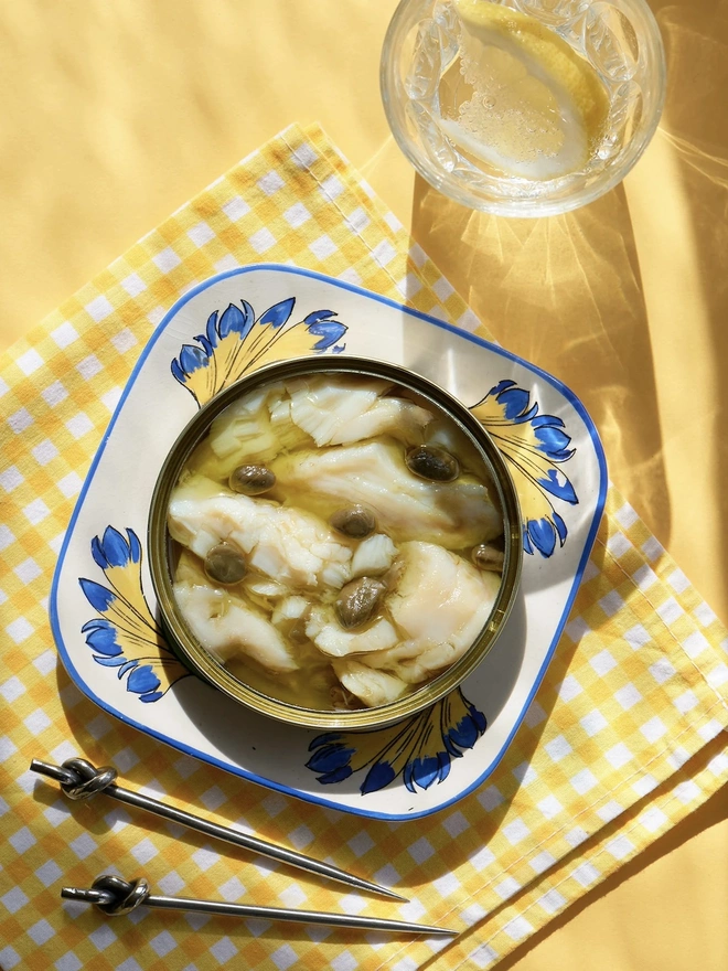 Tin of Cornish Hake With Rosemary And Capers