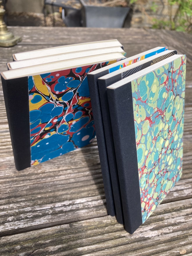 marbled notebooks