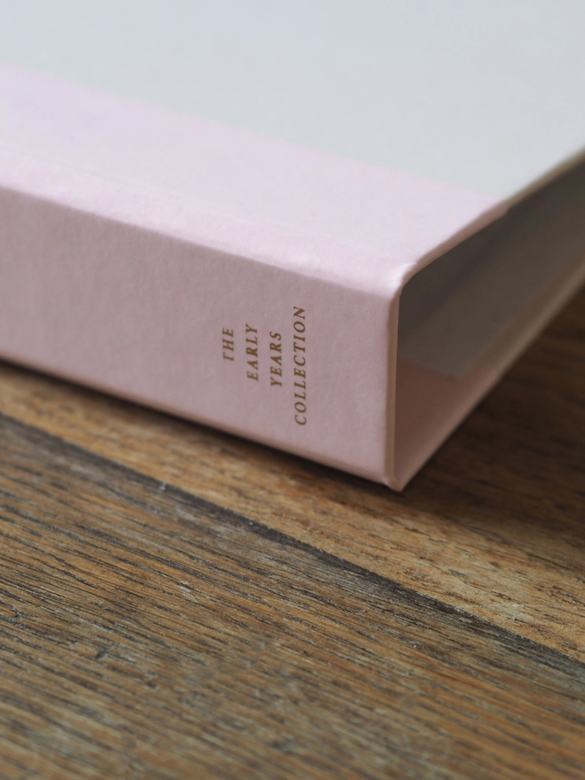 personalised keepsake ring binder. the early years collection written on the spine
