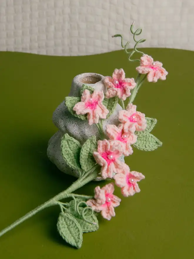 The Way to You Crochet Flower Cherry Blossom