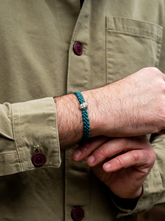 silver buddha bracelet for men