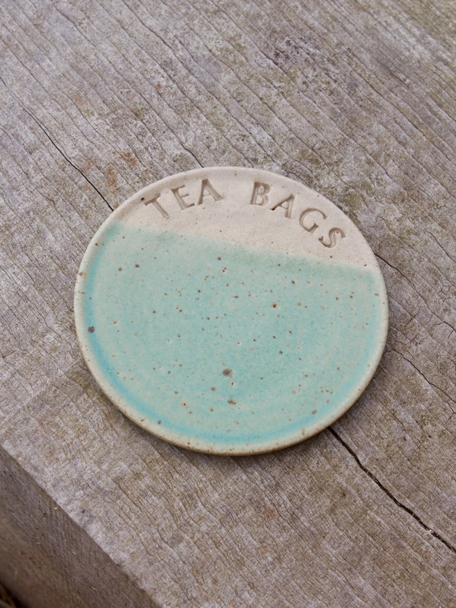 Ceramic Tea Bag Tray