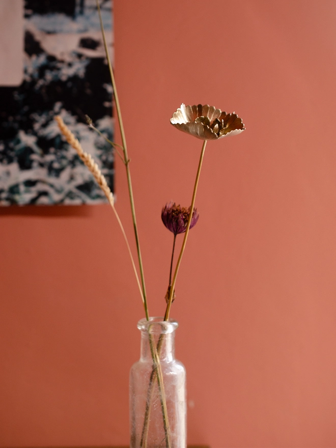 andmade Brass Cupcake Cosmos Stem By Ellenlou