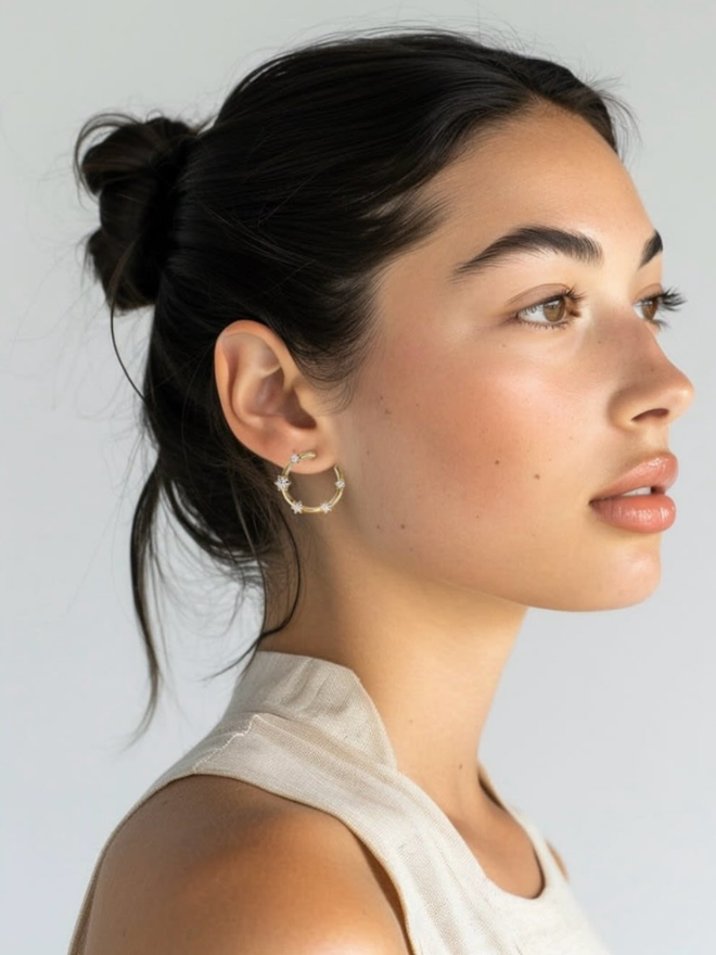 Hoop earrings