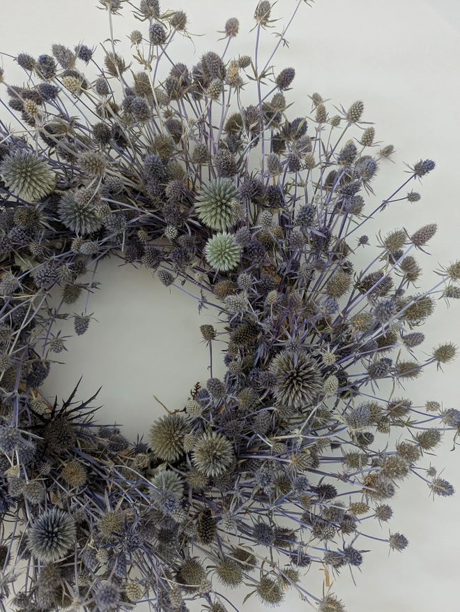 dried flower wreath