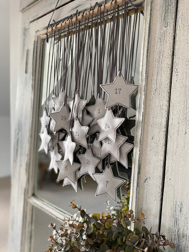 Christmas star advent calendar