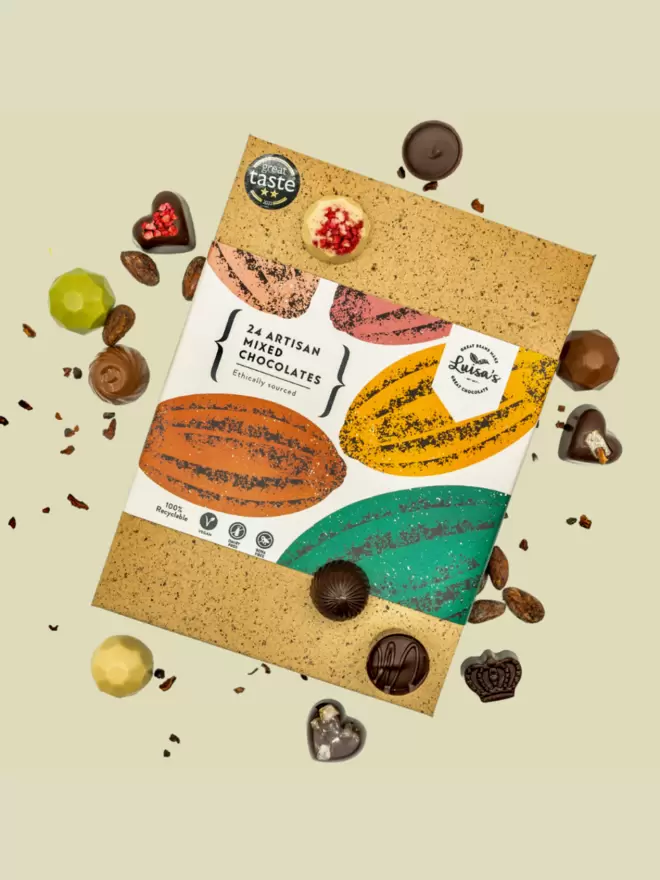 vegan chocolate artisan box