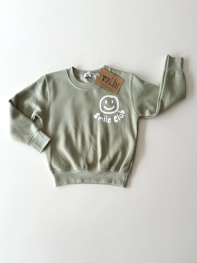 Smile club sweatshirt kids toddlers babies