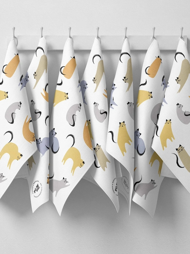 Sweet Cat Tea Towel